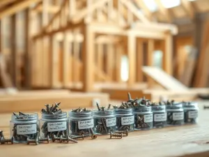 Jakie wkręty do drewna wybrać przy budowie domu szkieletowego?